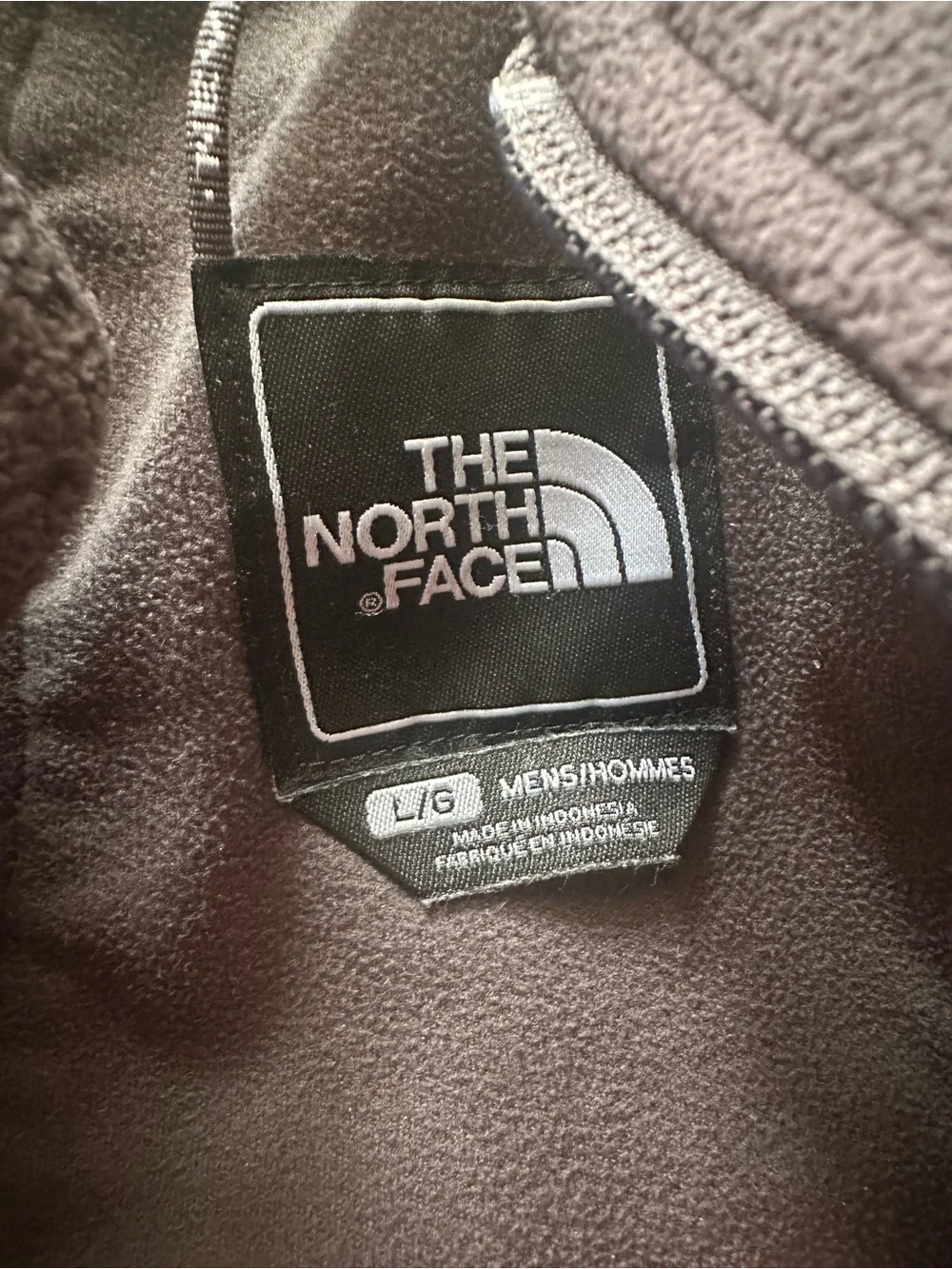 The north face windwall micro fleece color block men’s jacket size Large